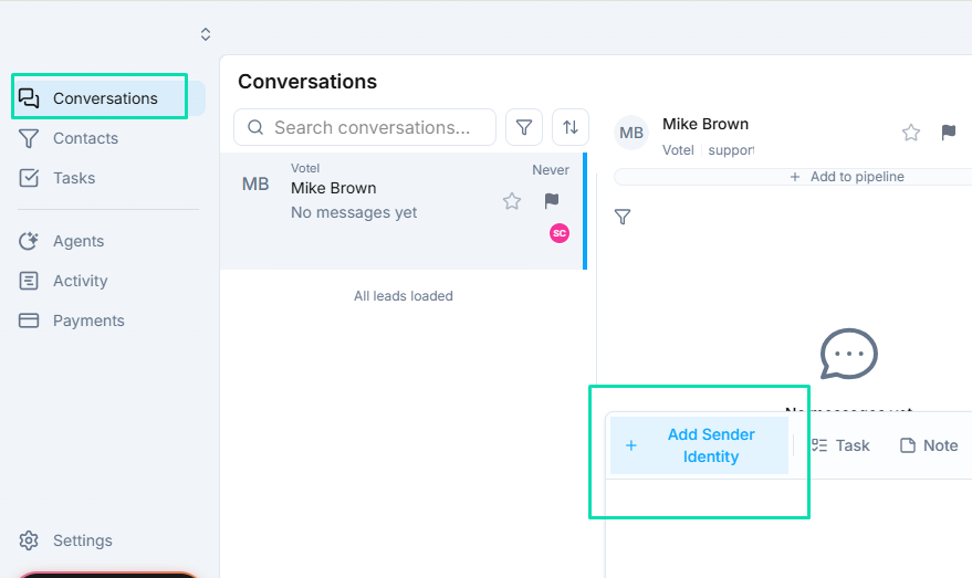 Accessing Sender Identities 1